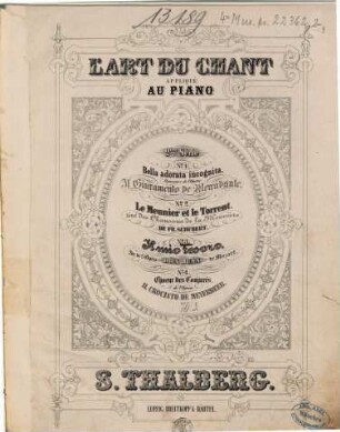 Il mio tesoro : air de l'opéra Don Juan