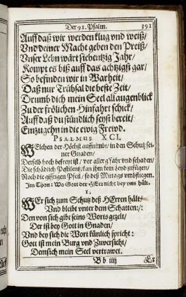 Psalmus XCI. - Psalmus C.