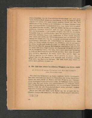 2. Die Zeit der ersten beruflichen Tätigkeit von 1614-1628.
