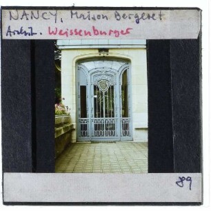 Nancy, Maison Bergeret