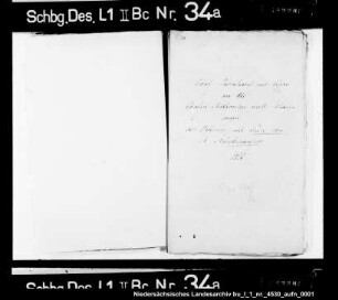 Ansetzung eines Verhandlungstages zu Möllenbeck zwischen Graf Bernhard zur Lippe und Evert von Münchhausen