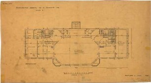 Fischer, Theodor; Kiel; Studentenheim Seeburg - Grundriss OG