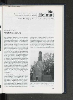 Nr. 8/9 101. Jahrgang Neumünster, August/September 1994