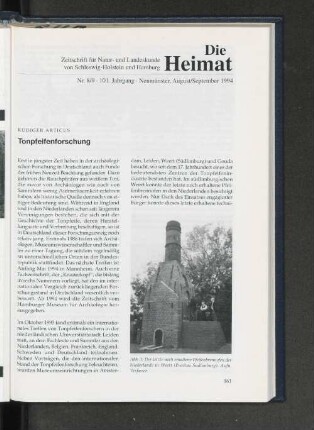 Nr. 8/9 101. Jahrgang Neumünster, August/September 1994