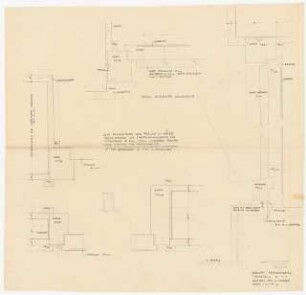 Fa. Thonet, Frankenberg/Eder Thonet-Siedlung: Details der Fenster 1:1