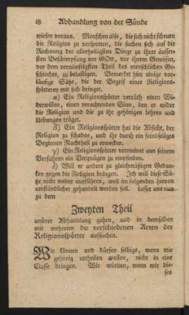Zweyten Theil