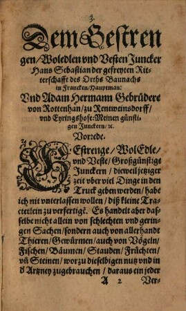 Handbüchlein vieler Arzneyen