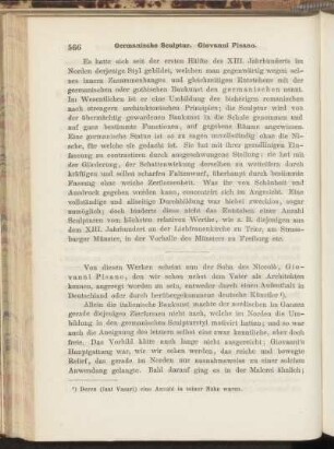 Germanische Sculptur.