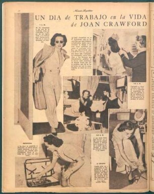 Un día de trabajo en la vida de Joan Crawford [Fotografías]