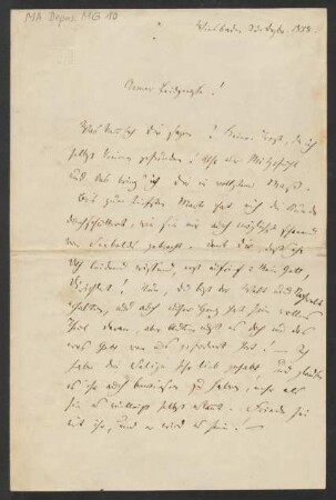 Brief an Peter Gustav Lejeune Dirichlet : 23.12.1858