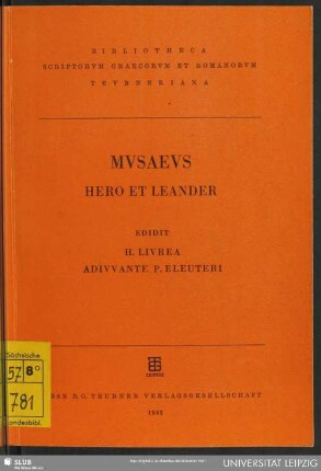 Hero et Leander