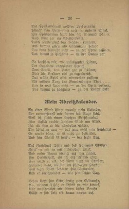 Mein Abreißkalender