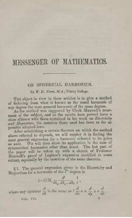 On spherical harmonics.