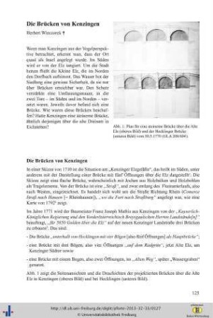 Die Brücken von Kenzingen