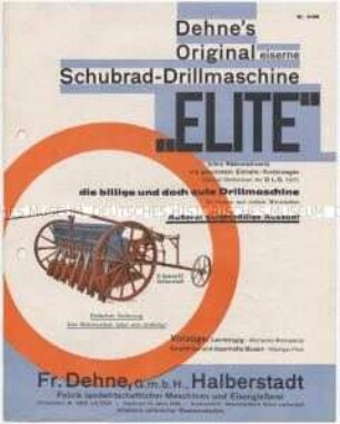 Schubraddrillmaschine "ELITE"