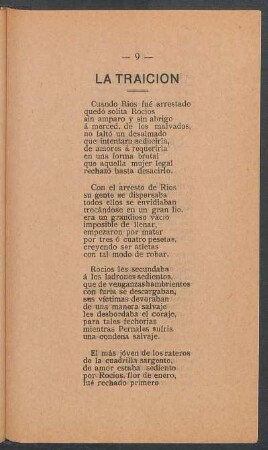La traición
