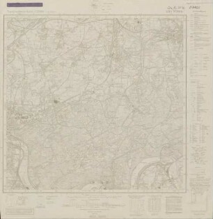 4510 (alte Nr.: 2578) Witten, Topographische Karte 1:25000 (4cm - Karte)