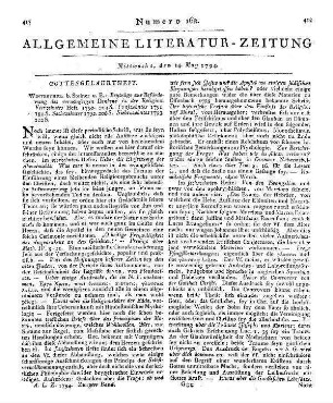 Beyträge zur Beförderung des vernünftigen Denkens in der Religion. H. 14-17. [Hrsg. von H. Corrodi]. Winterthur: Steiner 1790-93