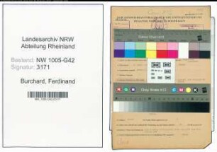 Entnazifizierung Ferdinand Burchard , geb. 04.09.1905 (Friseur)