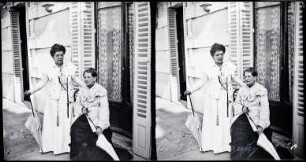 Aix-les-Bains. Hôtel Beau-Site. Mme & Mlle Kirievsky
