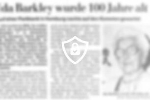 [Name maskiert] wurde 100 Jahre alt