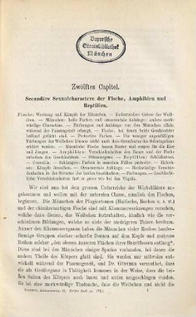 Ch. Darwin's Gesammelte Werke : Auswahl in 6 Bänden. Aus dem Englischen übersetzt von J. Victor Carus, 4