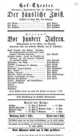 Der häusliche Zwist
