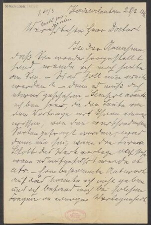 Brief an B. Schott's Söhne : 28.03.1896