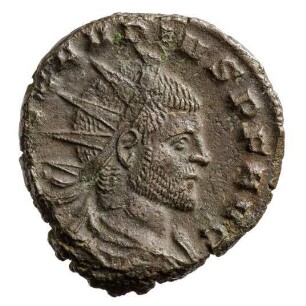 Münze, Antoninian, 268 - 270 n. Chr.