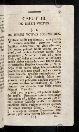 53-85, Caput III.
