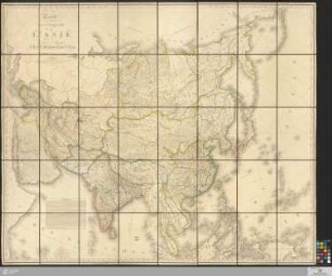 Carte Encyprotype de L'Asie : Dédié & Présentée A S.A.R. Monsieur Comte d'Artois