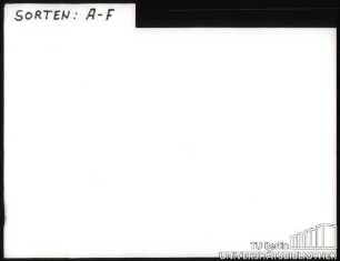 STACHELBEEREN: Sorten A-F