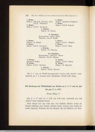 Die Eroberung des Brückenkopfes von Toboly