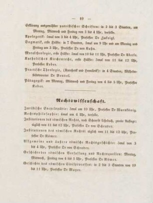 10-12, Rechtswissenschaft