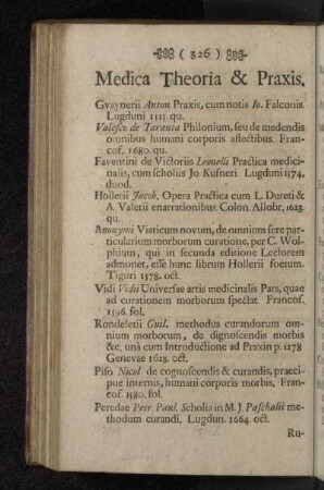 Medica Theoria & Praxis.