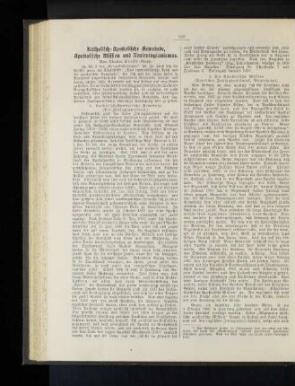Katholisch-Apostolische Gemeinde, Apostolische Mission und Neuirvingianismus. Von Director Stocks-Kropp.
