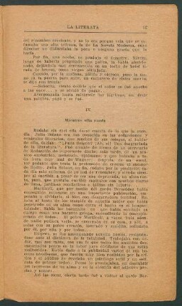IX - Mientras ella rueda