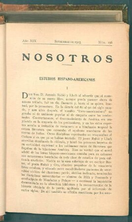 Estudios Hispano-Americanos