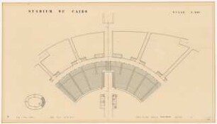 Sportfield Kairo Main Stadium: Lower Circle, Sector N L2, 1:200