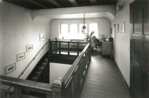 Dresden-Plauen, Bernhardstraße 98. Villa "Grübler" (1903, F. Schumacher), Treppenhaus und Umgang (1. Obergeschoss)