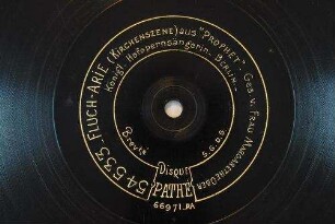 Fluch-Arie (Kirchenszene) : aus "Prophet" / [Meyerbeer]
