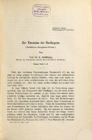 Zoologische Jahrbücher. Abteilung für Systematik, Ökologie und Geographie der Tiere : international journal for zoological sciences. 7. 1894
