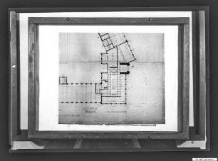Grundriss Behrensbau 1. Stock 1916, Teilansicht 3, Reprofoto 1960