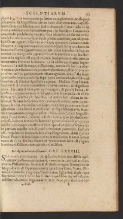 De Agricultura residuum. Cap. LXXVIII.