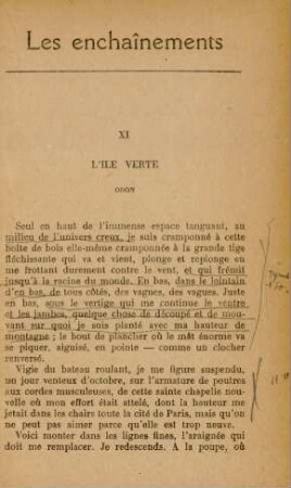 XI L' ile verte