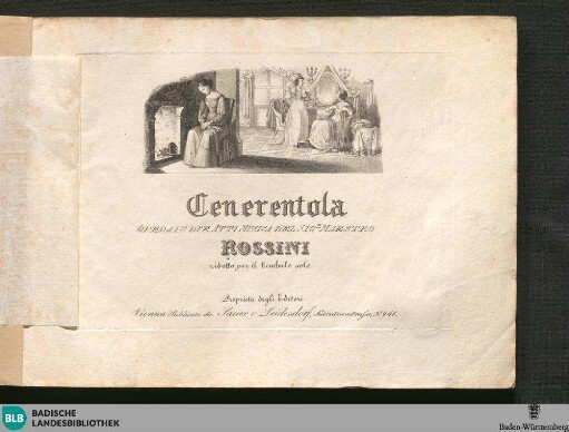 Cenerentola : opera in due atti musica