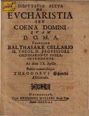 De Eucharistia