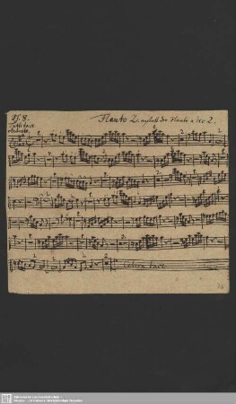 Flauto II. [Autograph]