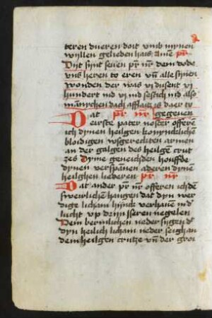 Sieben Pater noster zu Ehren des Todes Christi