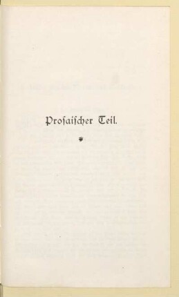 Prosaischer Teil